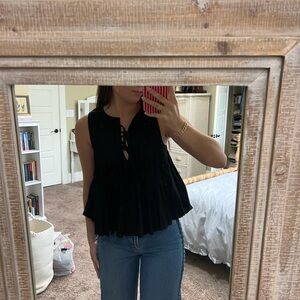 Black Sleeveless Top